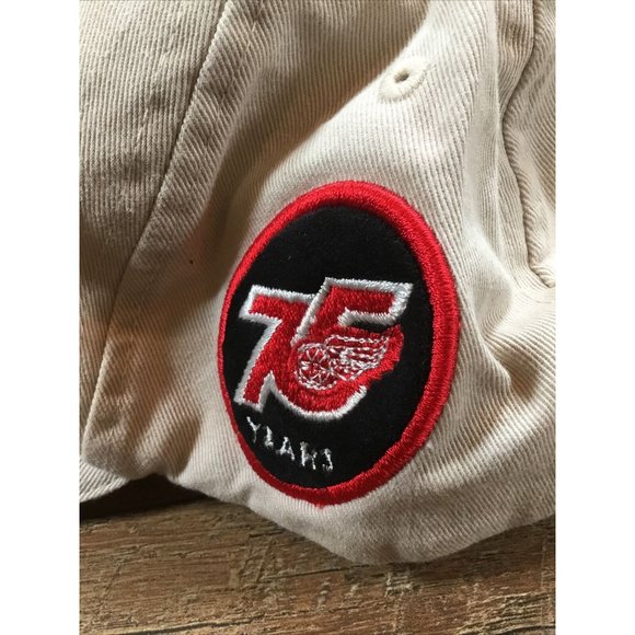 Vintage Detroit Red Wings 75 Years 2000-01 Terry Martin Sportswear Hat NWT - Picture 3 of 7